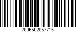 Código de barras (EAN, GTIN, SKU, ISBN): '7896502857715'