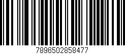 Código de barras (EAN, GTIN, SKU, ISBN): '7896502858477'