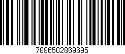 Código de barras (EAN, GTIN, SKU, ISBN): '7896502869695'
