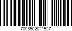 Código de barras (EAN, GTIN, SKU, ISBN): '7896502871537'