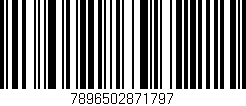 Código de barras (EAN, GTIN, SKU, ISBN): '7896502871797'