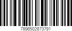Código de barras (EAN, GTIN, SKU, ISBN): '7896502873791'
