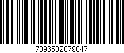 Código de barras (EAN, GTIN, SKU, ISBN): '7896502879847'