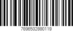 Código de barras (EAN, GTIN, SKU, ISBN): '7896502880119'