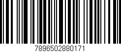 Código de barras (EAN, GTIN, SKU, ISBN): '7896502880171'