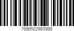 Código de barras (EAN, GTIN, SKU, ISBN): '7896502883998'