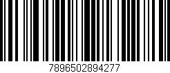 Código de barras (EAN, GTIN, SKU, ISBN): '7896502894277'