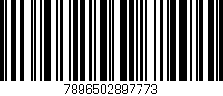 Código de barras (EAN, GTIN, SKU, ISBN): '7896502897773'
