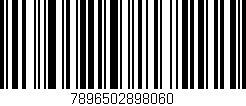 Código de barras (EAN, GTIN, SKU, ISBN): '7896502898060'