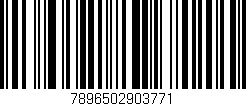 Código de barras (EAN, GTIN, SKU, ISBN): '7896502903771'