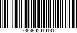 Código de barras (EAN, GTIN, SKU, ISBN): '7896502919161'