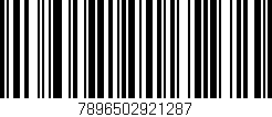 Código de barras (EAN, GTIN, SKU, ISBN): '7896502921287'