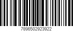 Código de barras (EAN, GTIN, SKU, ISBN): '7896502923922'