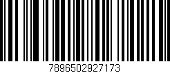 Código de barras (EAN, GTIN, SKU, ISBN): '7896502927173'