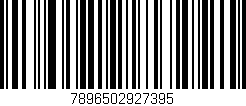 Código de barras (EAN, GTIN, SKU, ISBN): '7896502927395'