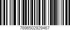Código de barras (EAN, GTIN, SKU, ISBN): '7896502929467'