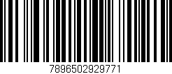 Código de barras (EAN, GTIN, SKU, ISBN): '7896502929771'