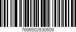 Código de barras (EAN, GTIN, SKU, ISBN): '7896502930609'