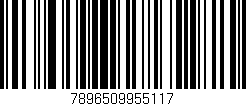 Código de barras (EAN, GTIN, SKU, ISBN): '7896509955117'