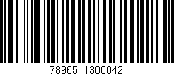 Código de barras (EAN, GTIN, SKU, ISBN): '7896511300042'