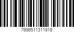 Código de barras (EAN, GTIN, SKU, ISBN): '7896511311918'
