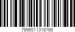 Código de barras (EAN, GTIN, SKU, ISBN): '7896511318788'