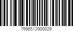Código de barras (EAN, GTIN, SKU, ISBN): '7896512900029'