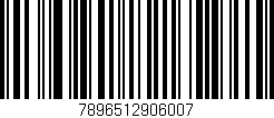 Código de barras (EAN, GTIN, SKU, ISBN): '7896512906007'