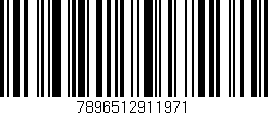Código de barras (EAN, GTIN, SKU, ISBN): '7896512911971'