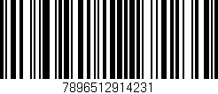 Código de barras (EAN, GTIN, SKU, ISBN): '7896512914231'