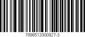 Código de barras (EAN, GTIN, SKU, ISBN): '7896513300927-3'