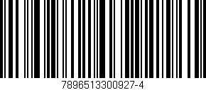 Código de barras (EAN, GTIN, SKU, ISBN): '7896513300927-4'