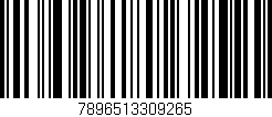 Código de barras (EAN, GTIN, SKU, ISBN): '7896513309265'