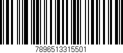 Código de barras (EAN, GTIN, SKU, ISBN): '7896513315501'