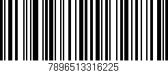 Código de barras (EAN, GTIN, SKU, ISBN): '7896513316225'
