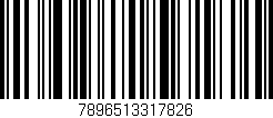 Código de barras (EAN, GTIN, SKU, ISBN): '7896513317826'