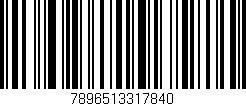 Código de barras (EAN, GTIN, SKU, ISBN): '7896513317840'