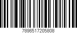 Código de barras (EAN, GTIN, SKU, ISBN): '7896517205808'