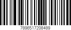 Código de barras (EAN, GTIN, SKU, ISBN): '7896517208489'