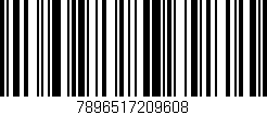 Código de barras (EAN, GTIN, SKU, ISBN): '7896517209608'