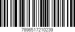 Código de barras (EAN, GTIN, SKU, ISBN): '7896517210239'