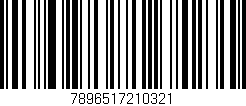 Código de barras (EAN, GTIN, SKU, ISBN): '7896517210321'