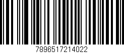 Código de barras (EAN, GTIN, SKU, ISBN): '7896517214022'