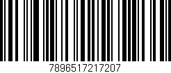 Código de barras (EAN, GTIN, SKU, ISBN): '7896517217207'