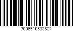 Código de barras (EAN, GTIN, SKU, ISBN): '7896518503637'