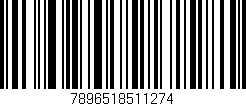 Código de barras (EAN, GTIN, SKU, ISBN): '7896518511274'