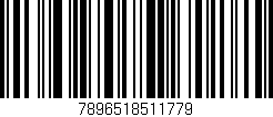 Código de barras (EAN, GTIN, SKU, ISBN): '7896518511779'