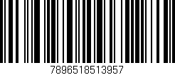 Código de barras (EAN, GTIN, SKU, ISBN): '7896518513957'