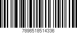 Código de barras (EAN, GTIN, SKU, ISBN): '7896518514336'