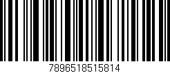 Código de barras (EAN, GTIN, SKU, ISBN): '7896518515814'